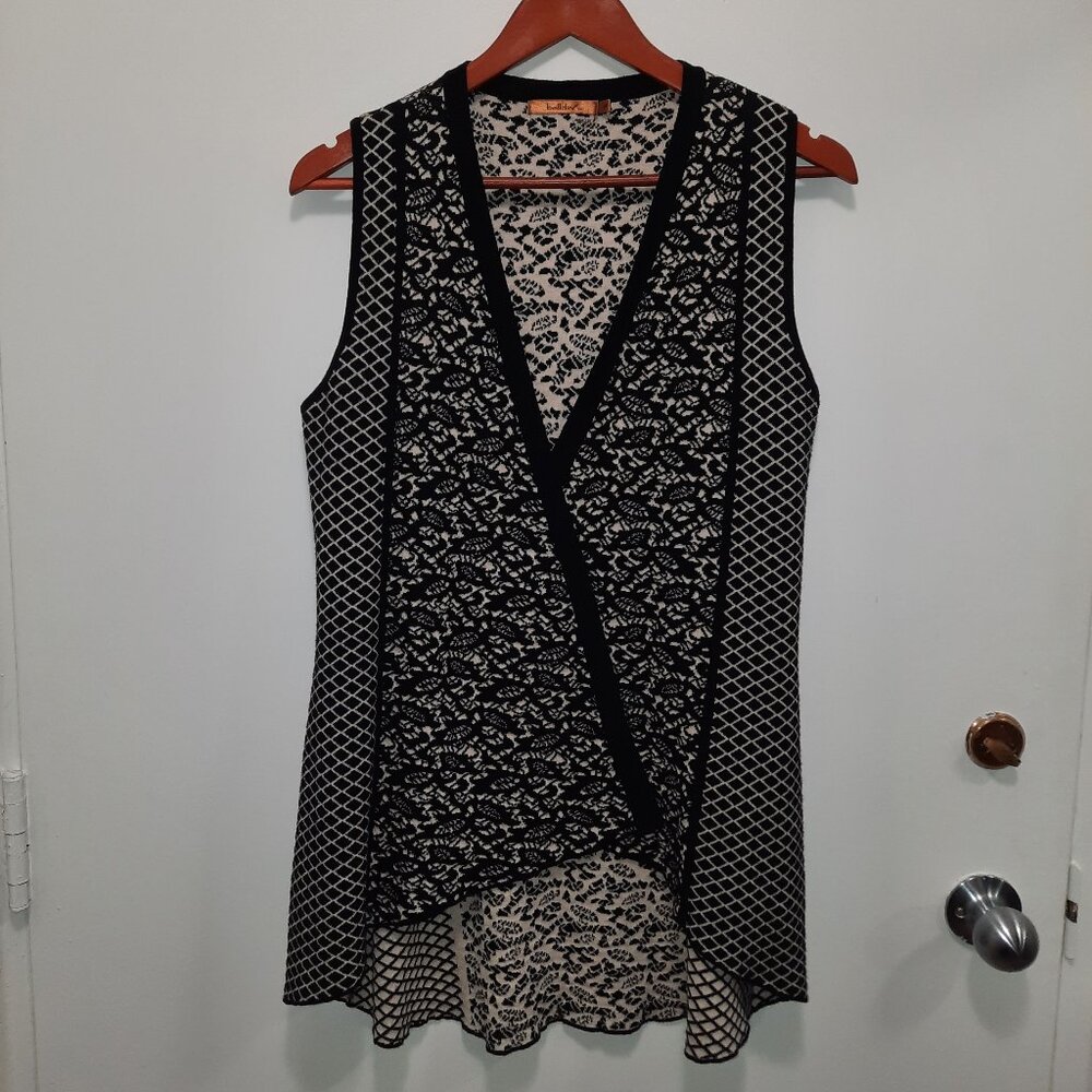 Belldini Cotton-blend Sweater Vest, Size M